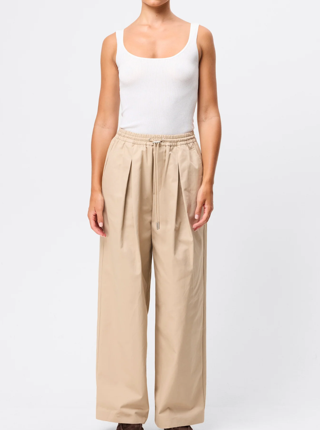 Tied Down Pant - Natural