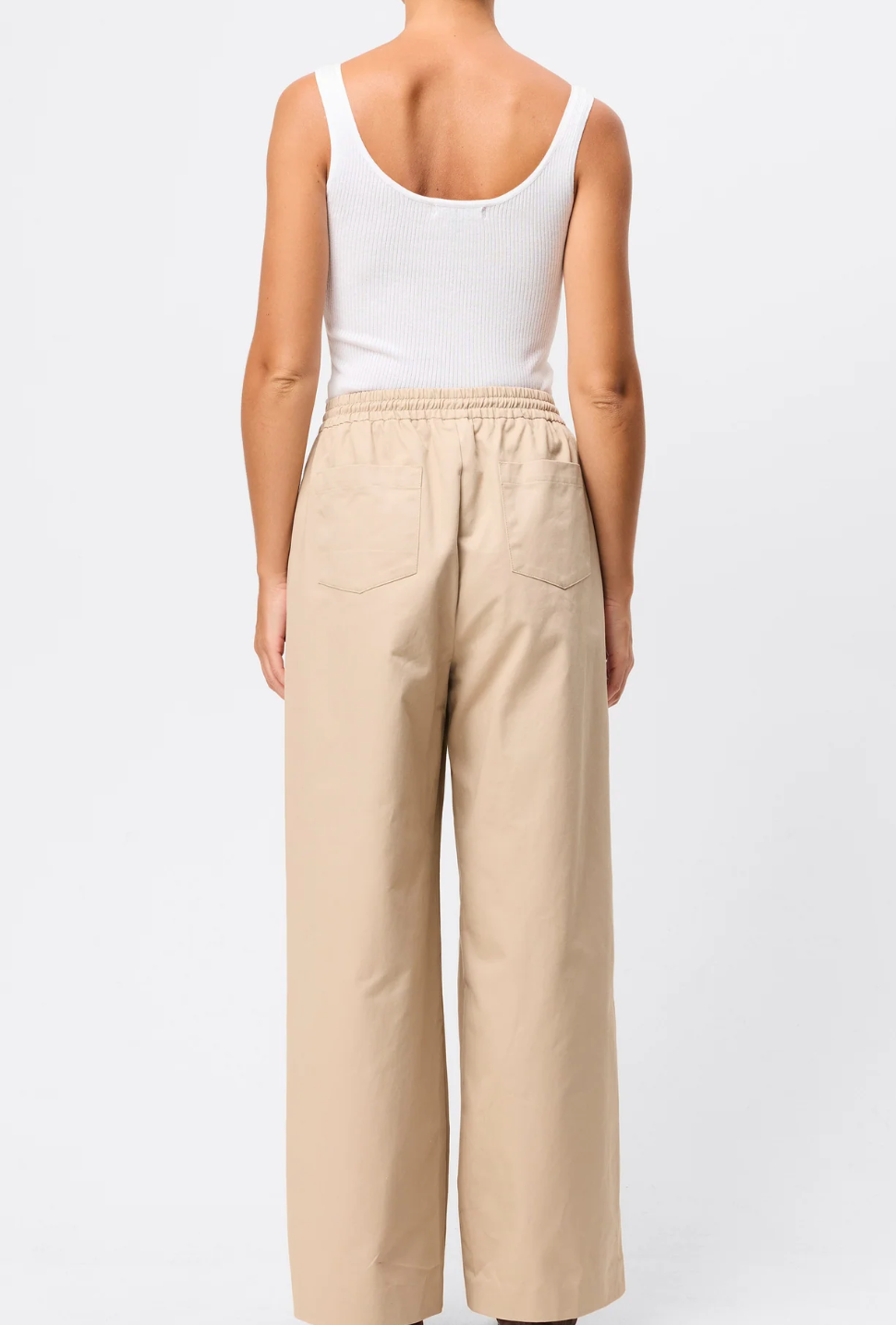 Tied Down Pant - Natural