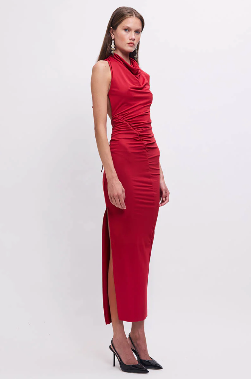 Phoebe Maxi Dress - Red