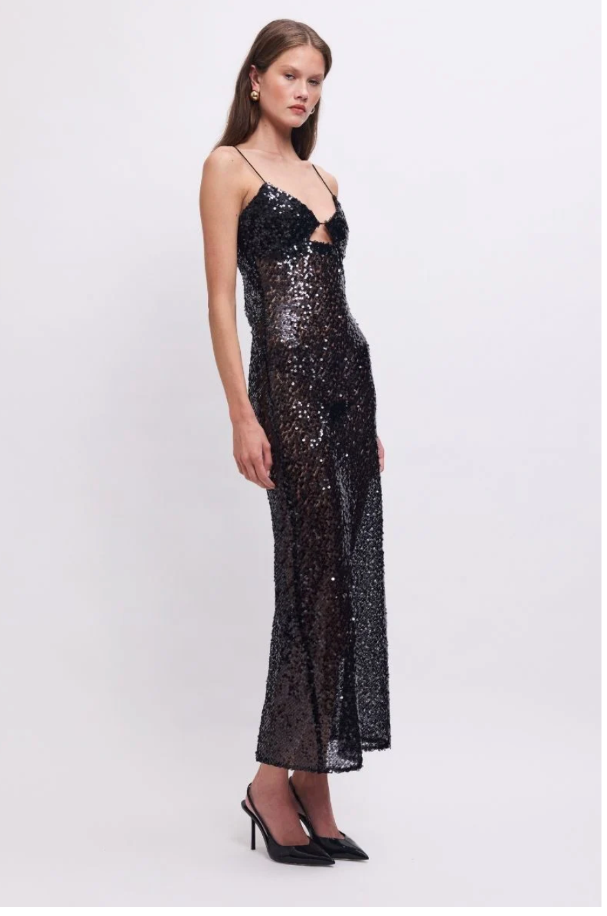 Allure Sequin Maxi Dress