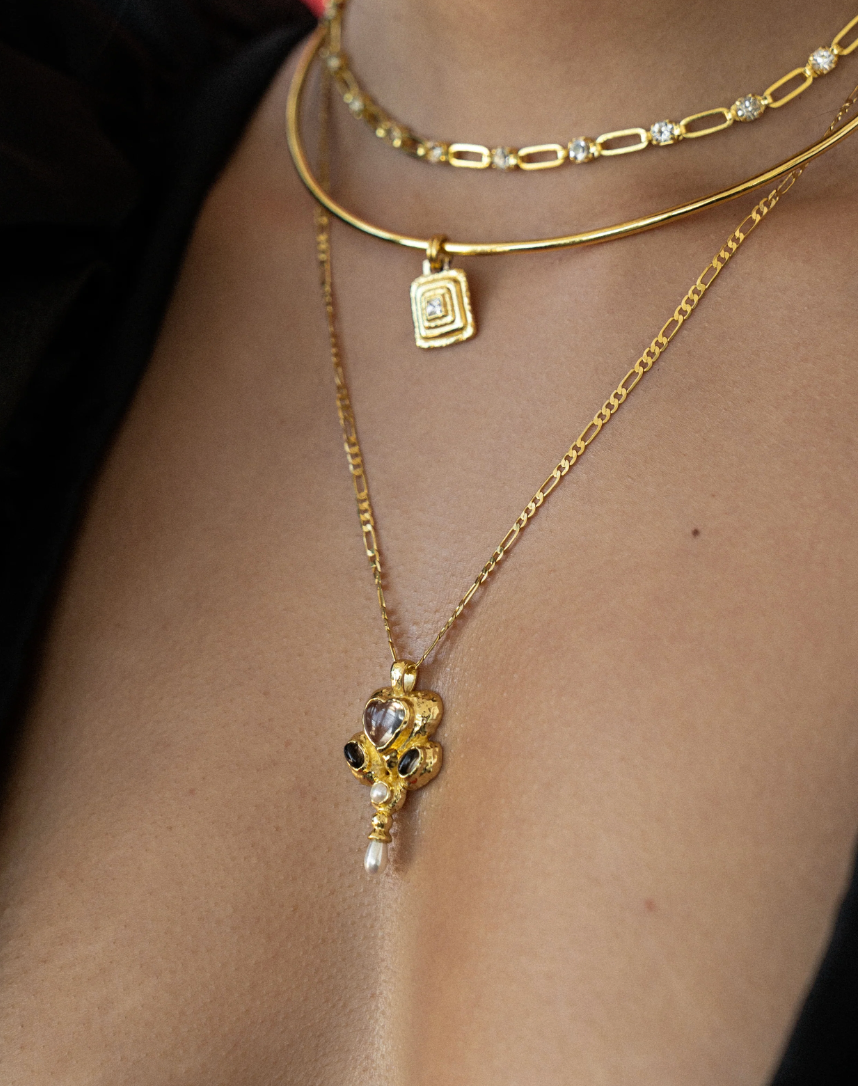 Priya Necklace - Gold