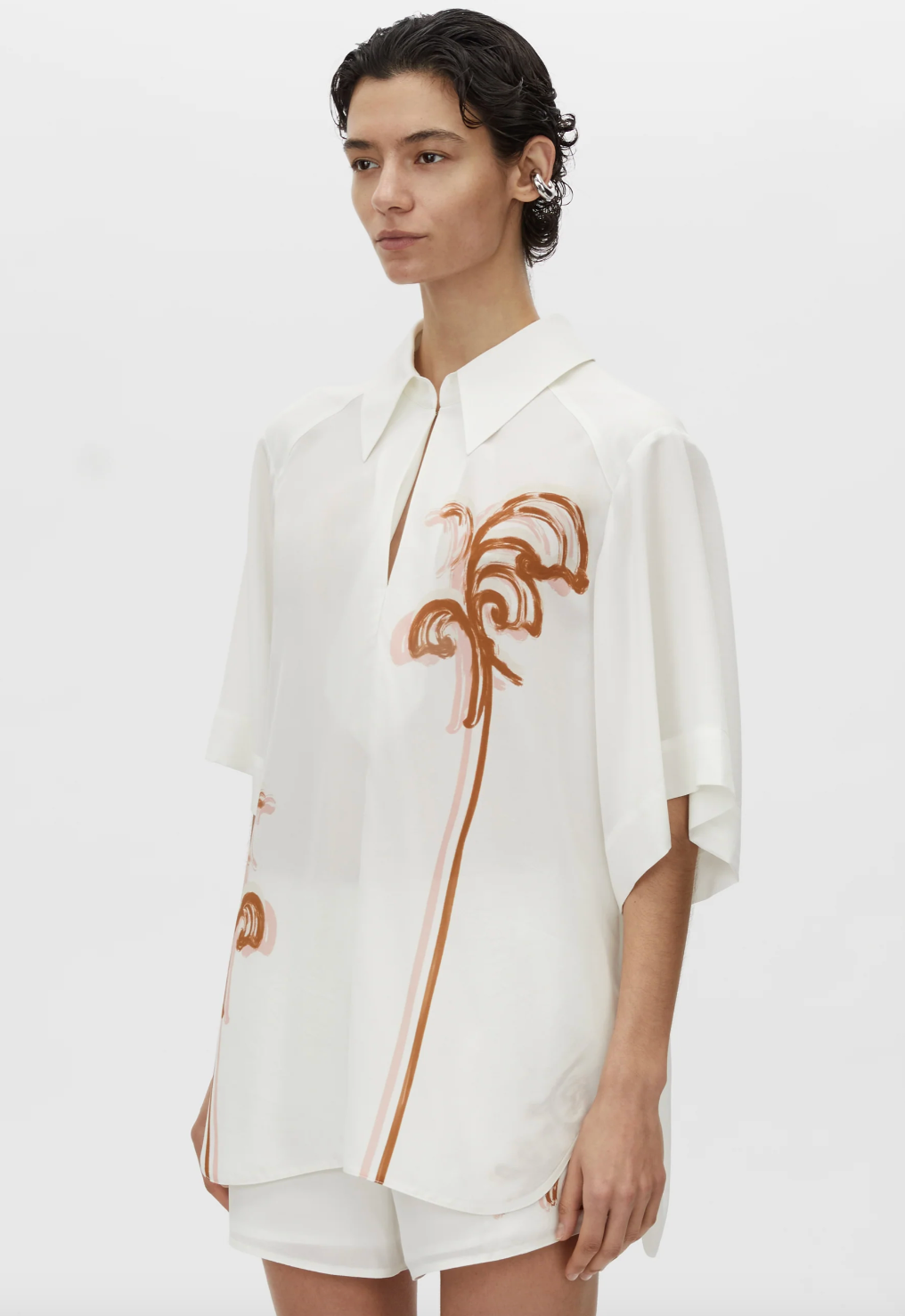 Frida Shirt - Cream Print