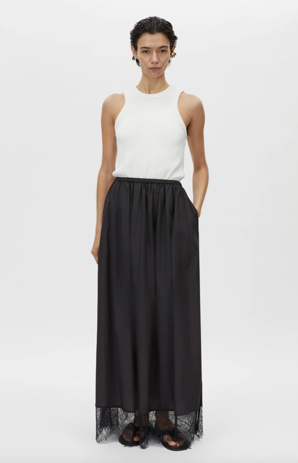 Lira Maxi Skirt - Black