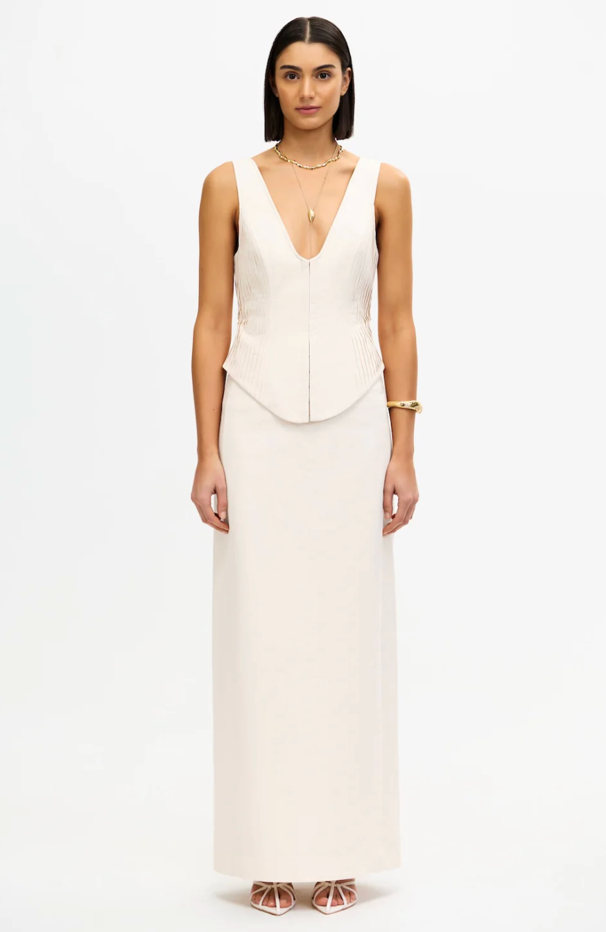 Malton Maxi Skirt - Sandstone