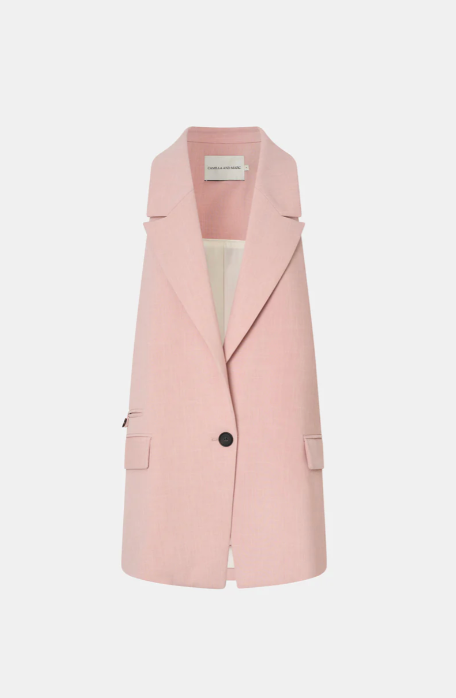 Rode Vest - Dusty Pink