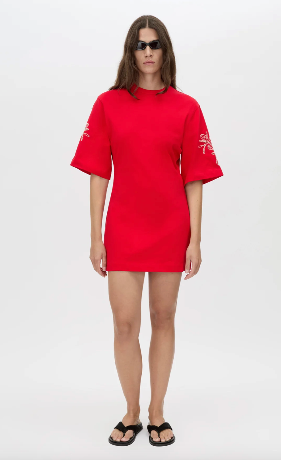 Eviva Mini Dress - Poppy Red