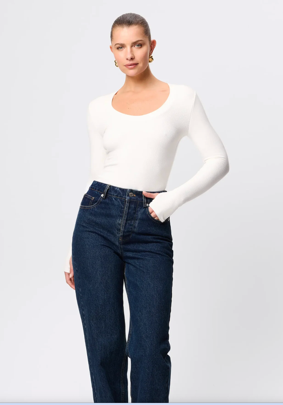 Lincoln Top - White