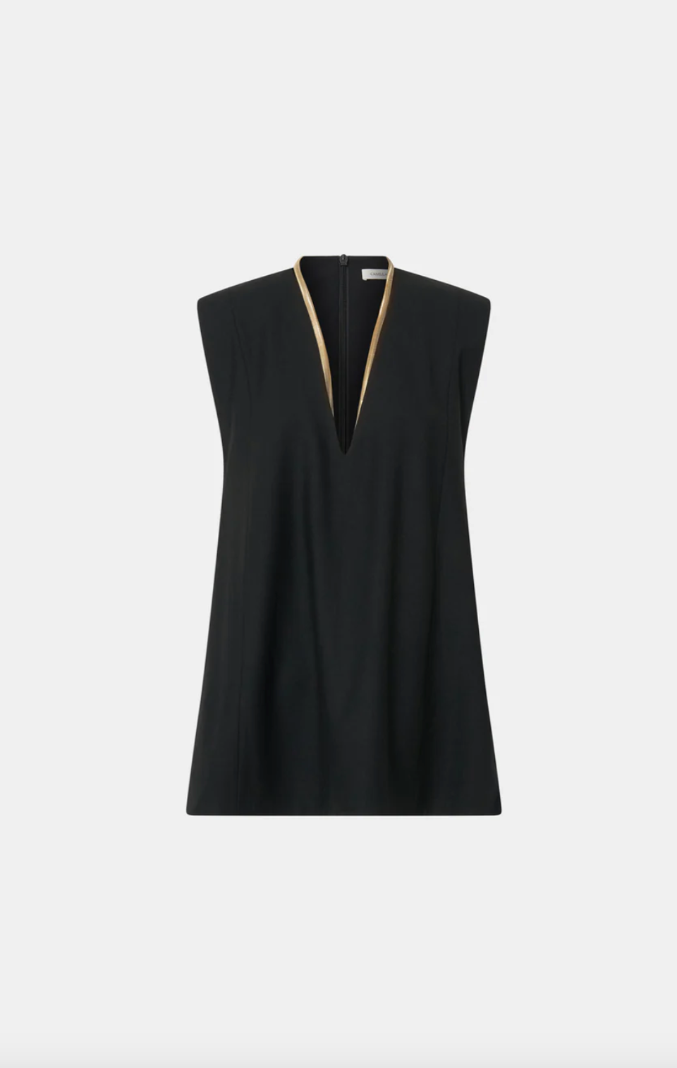 Cassie Top With Gold Detail