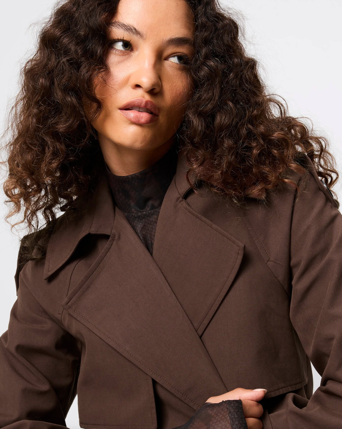Franklin Trench Coat - Chocolate