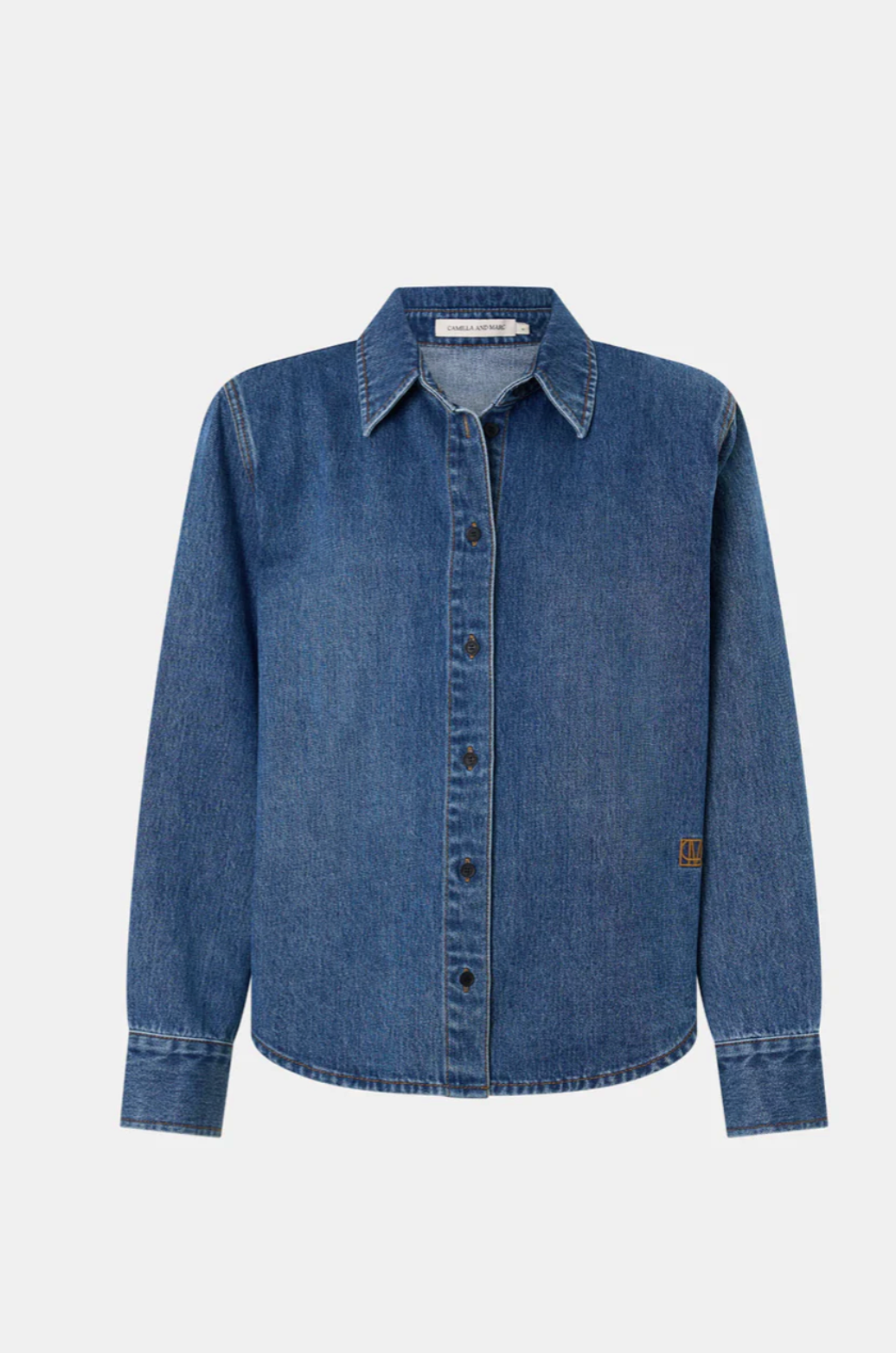 Caden Denim Shirt - Dark Classic Blue