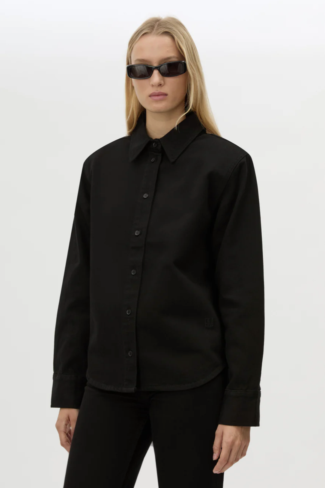 Caden Denim Shirt - True Black