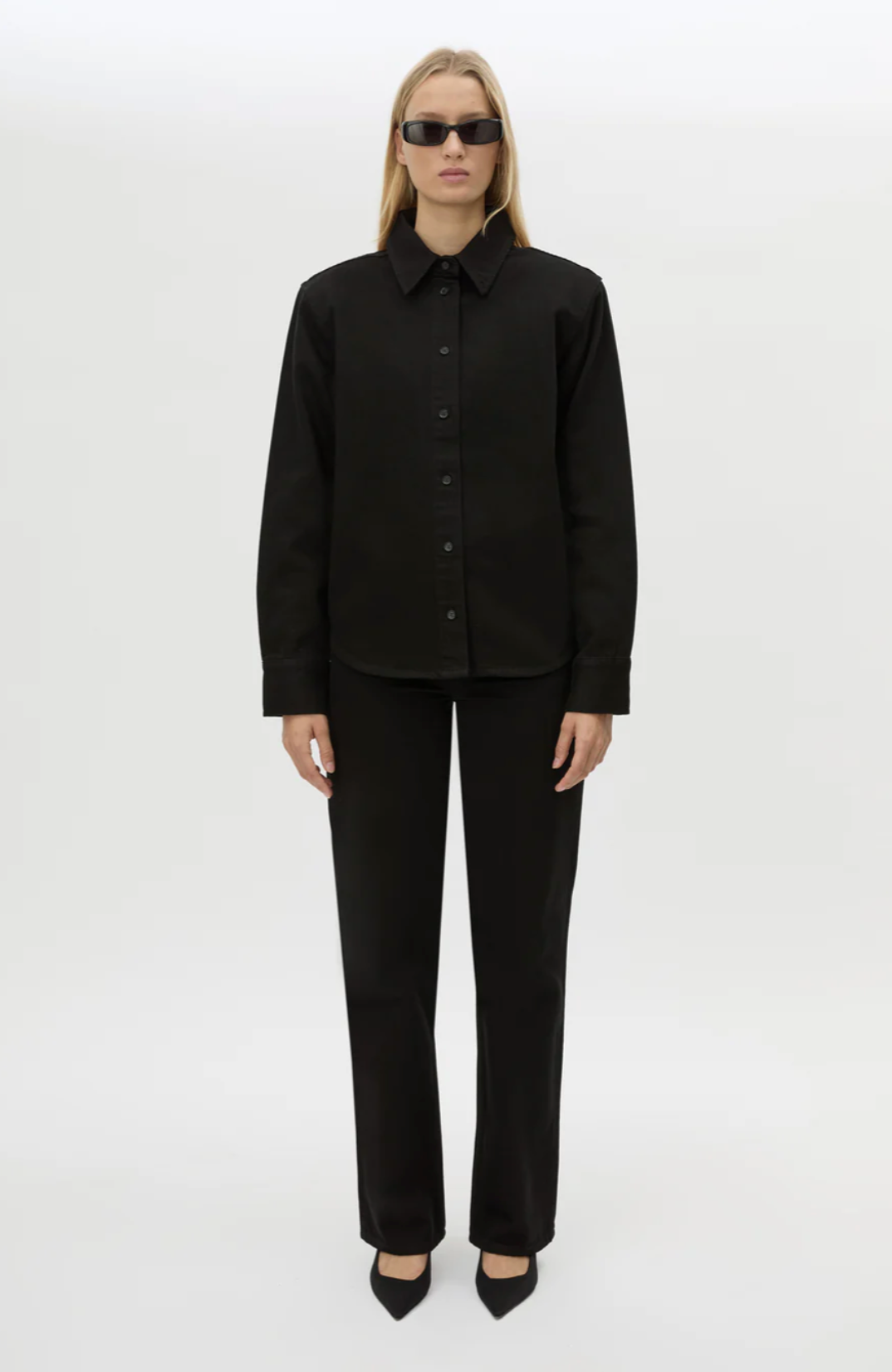 Caden Denim Shirt - True Black
