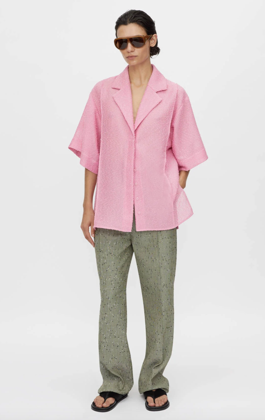 Merle Shirt - Rose Pink