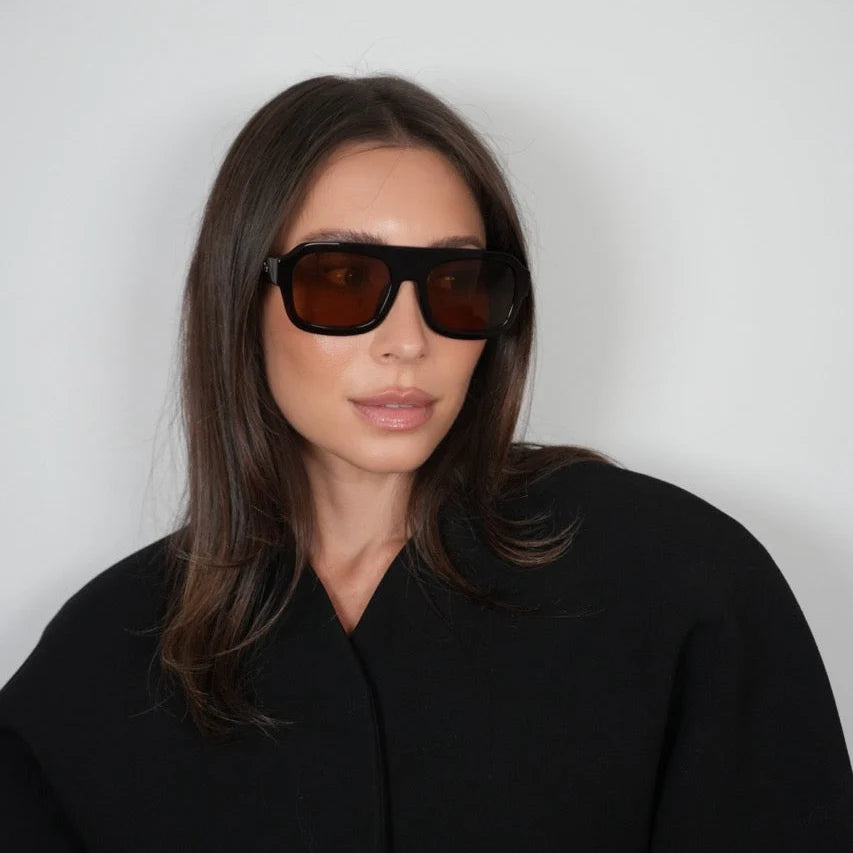 Shade 004 Black/Brown Lens
