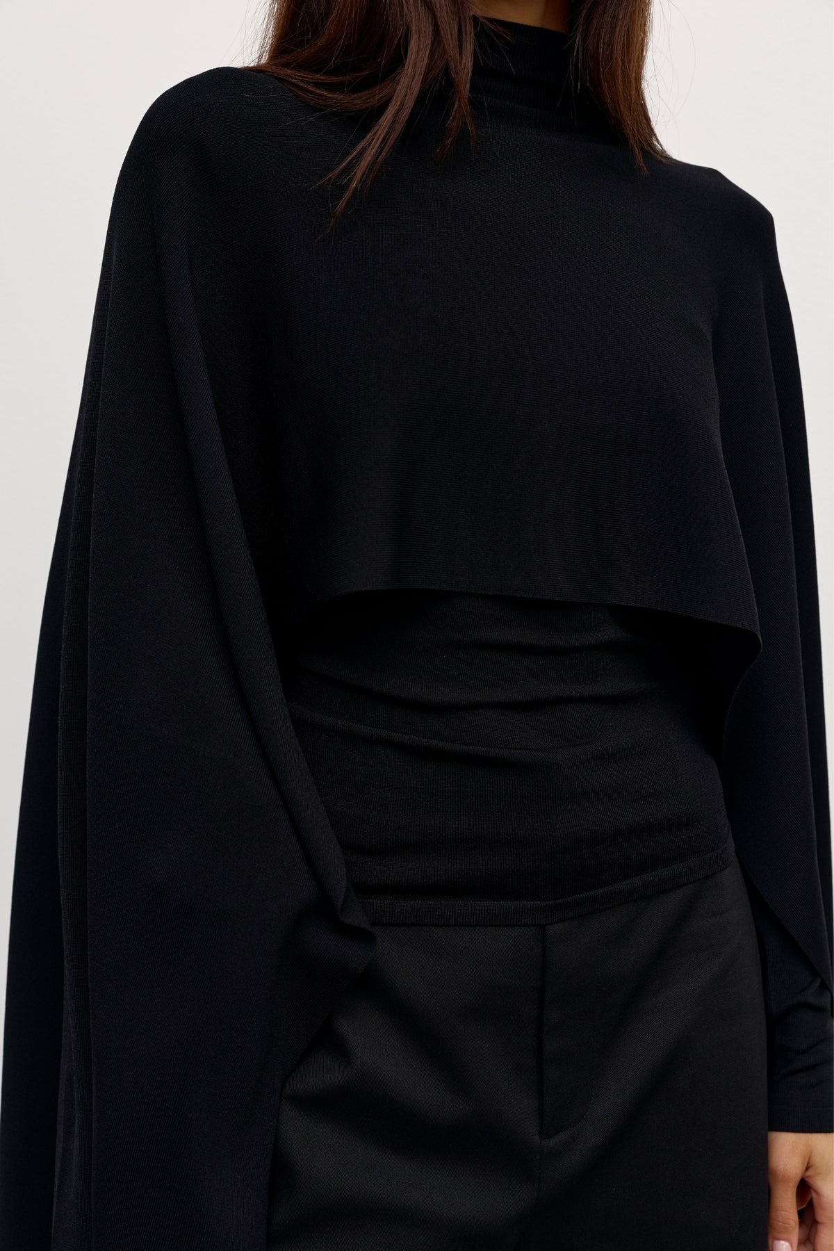 Sorello Poncho - Black