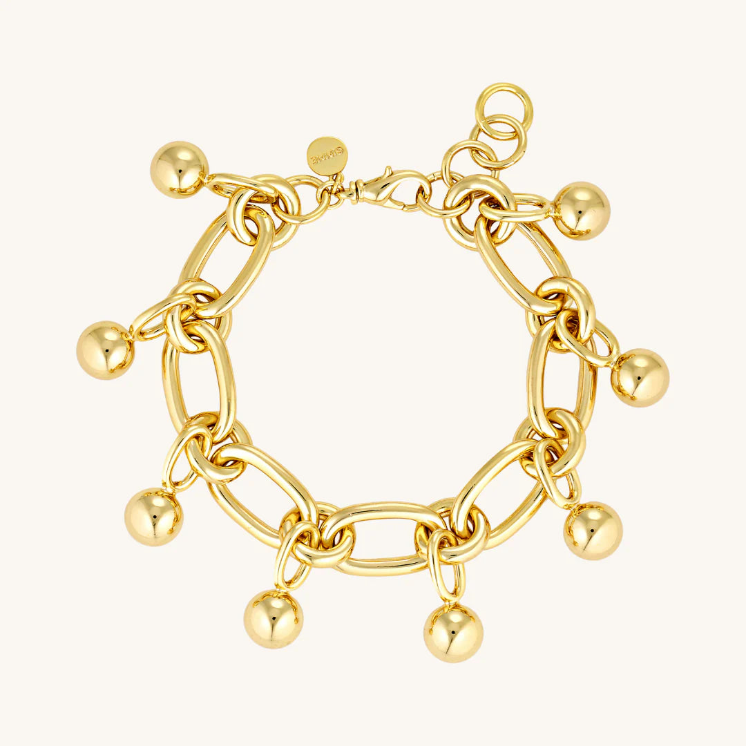 Sphere Chain Bracelet - Gold