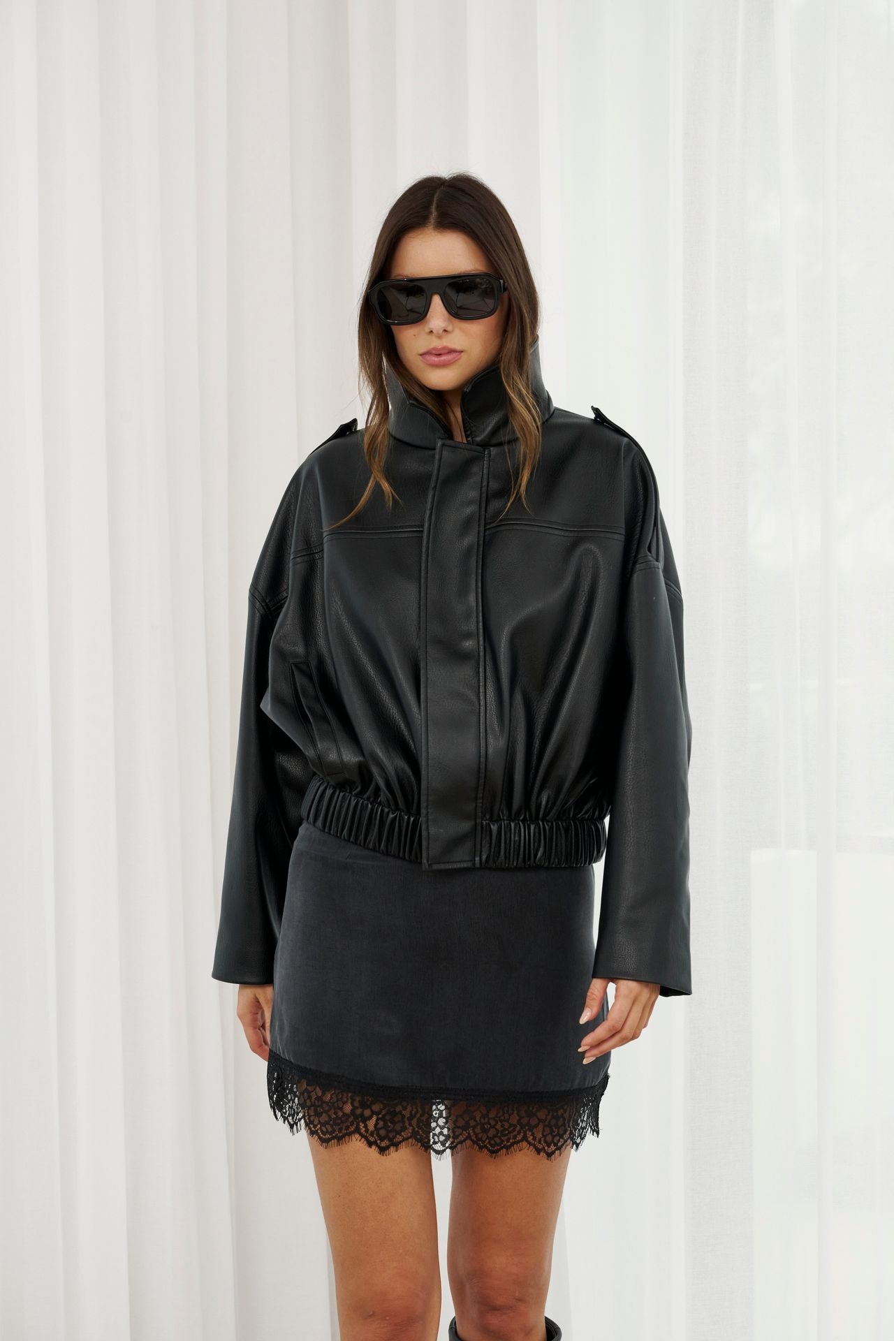 Stevie Bomber Jacket - Black