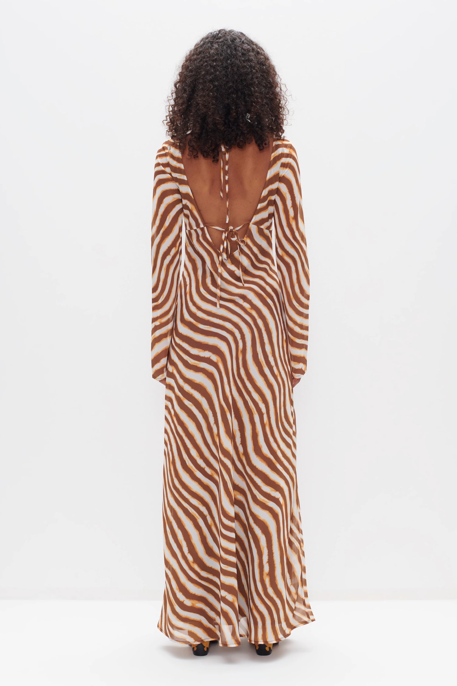 Valentina Dress - Tie Dye Stripe