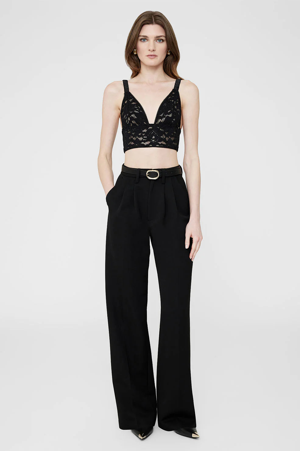 Violet Bralette - Black Floral