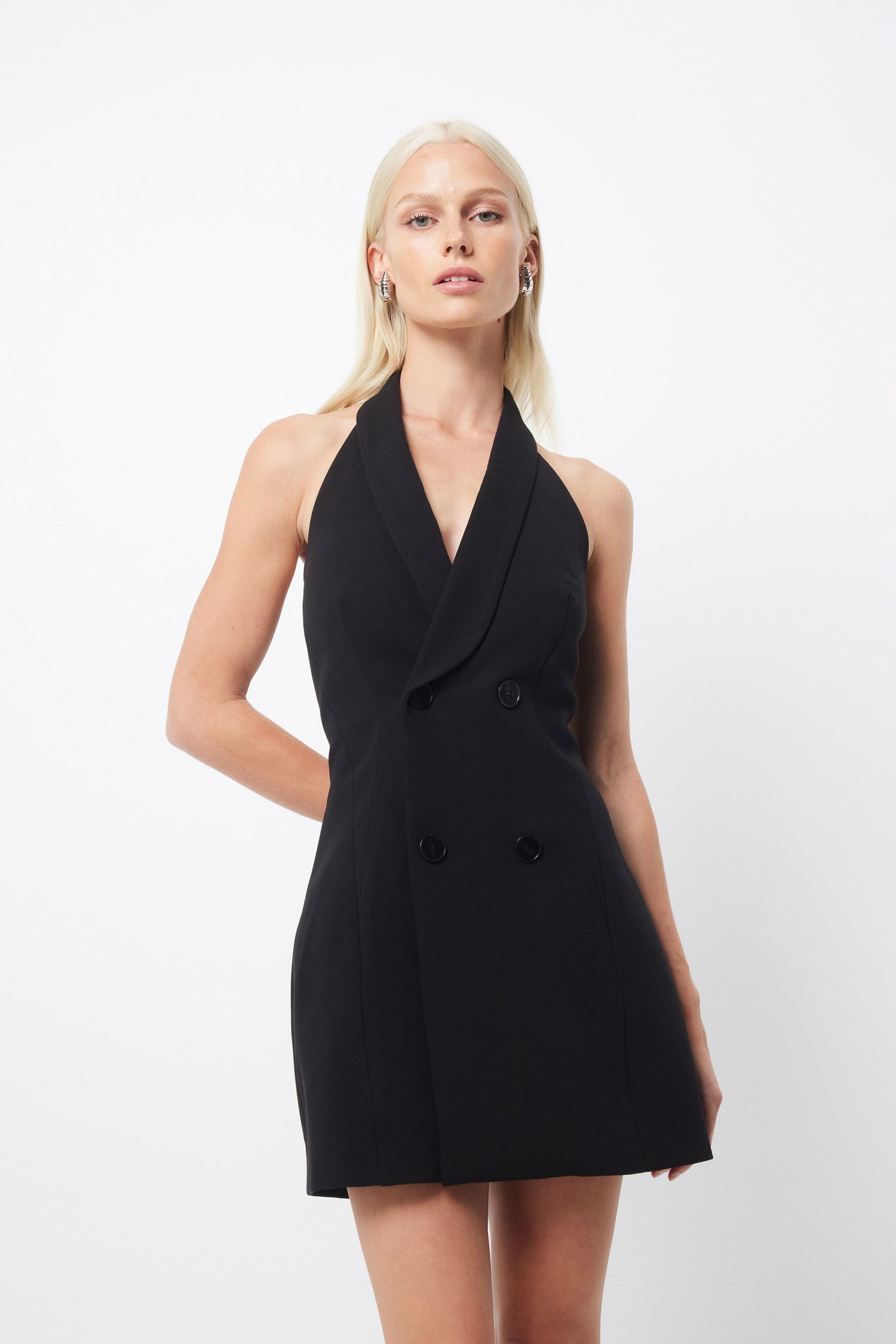 Veredian Mini Dress - Black