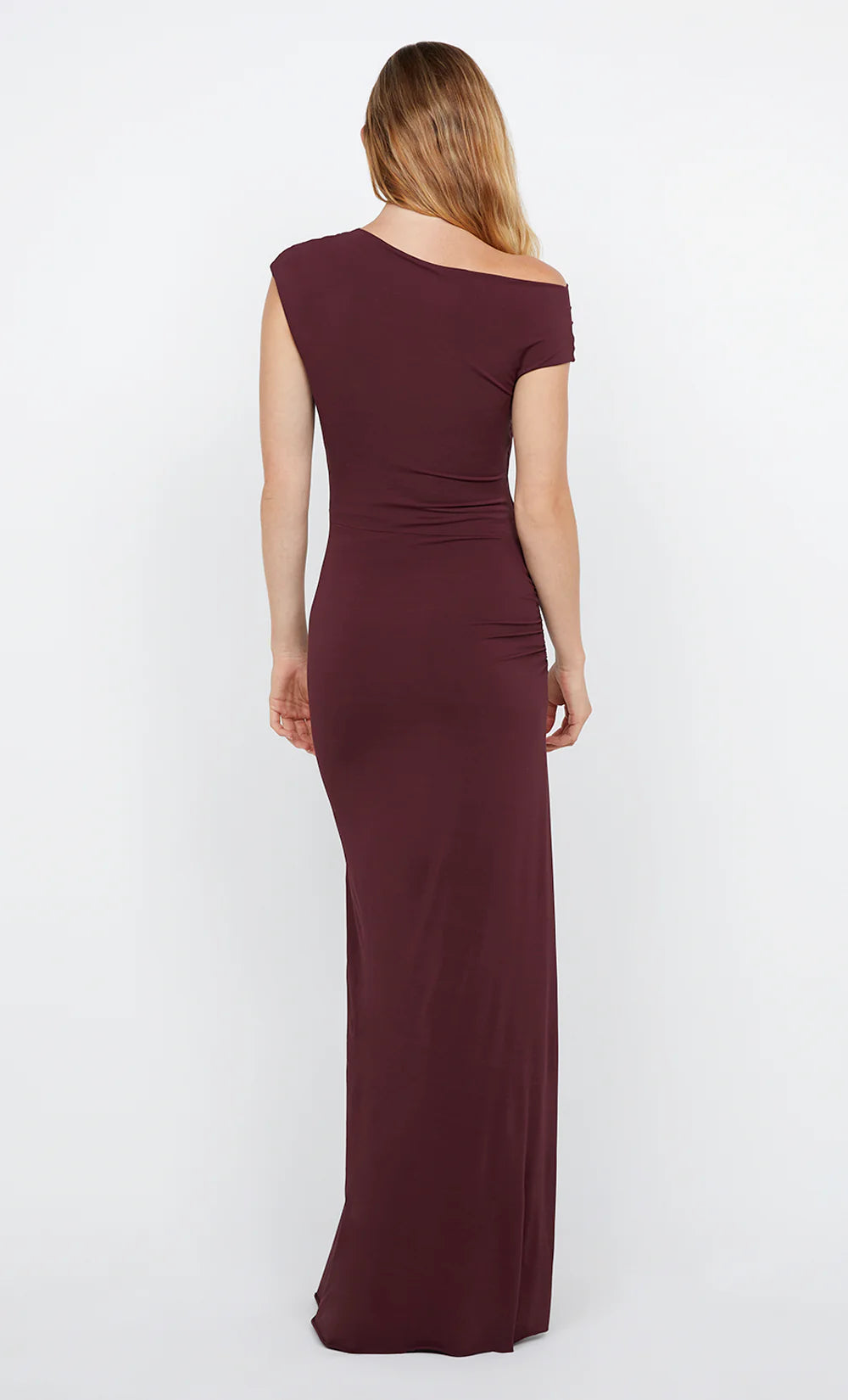 Sonnie Asym Maxi Dress - Plum