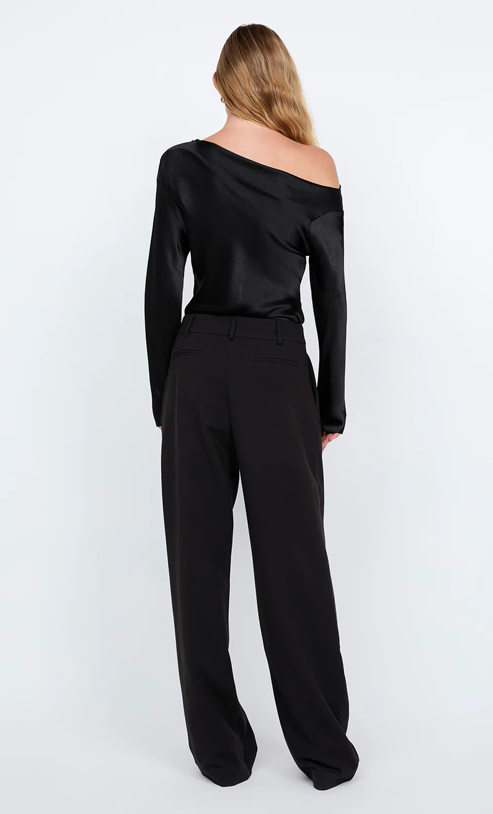 Carmela Asym Top - Black