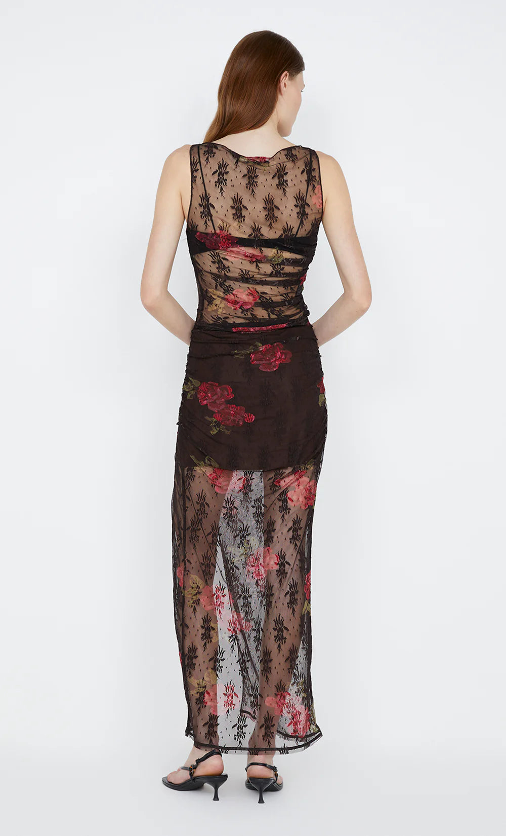 Desert Rose Top - Choc Floral