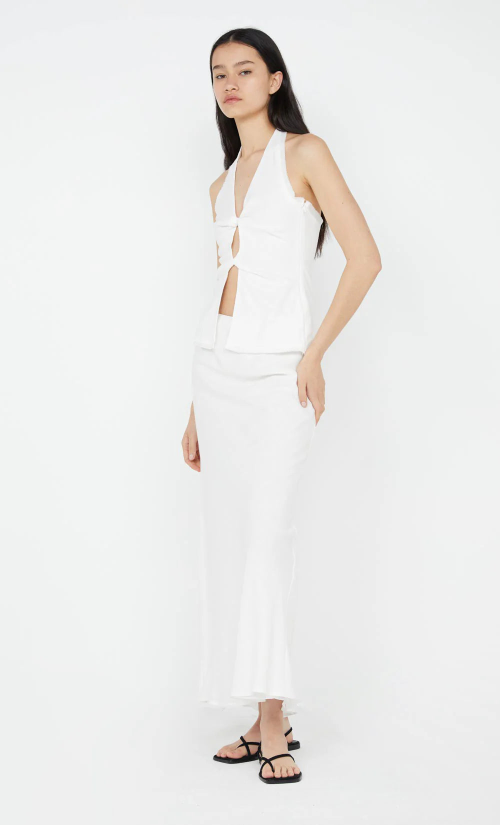 Everly Maxi Skirt - White