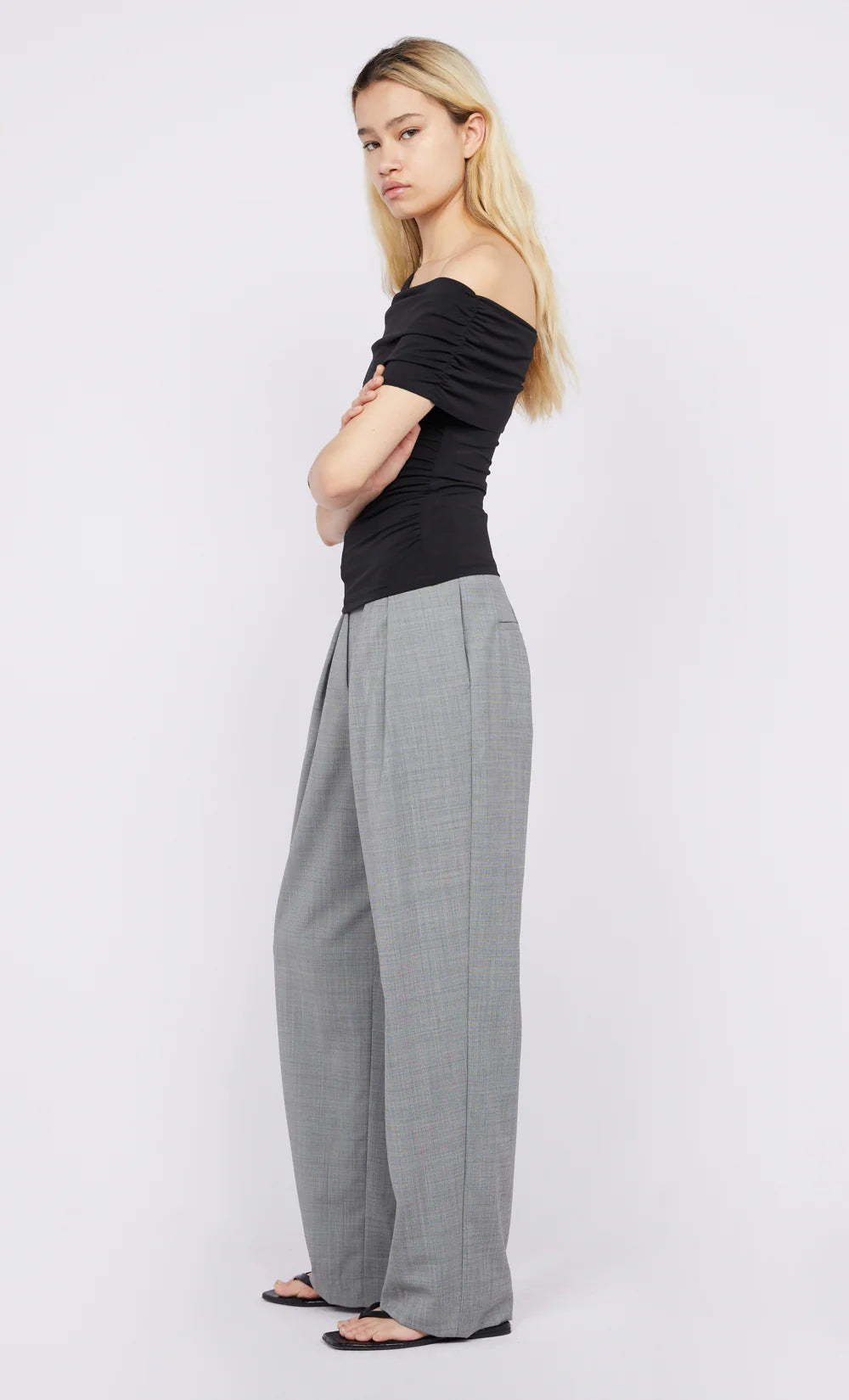 Larsen Drape Top - Black