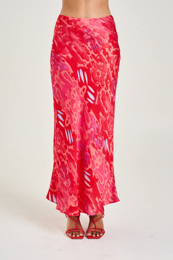 Slip Skirt - Cycloid Print