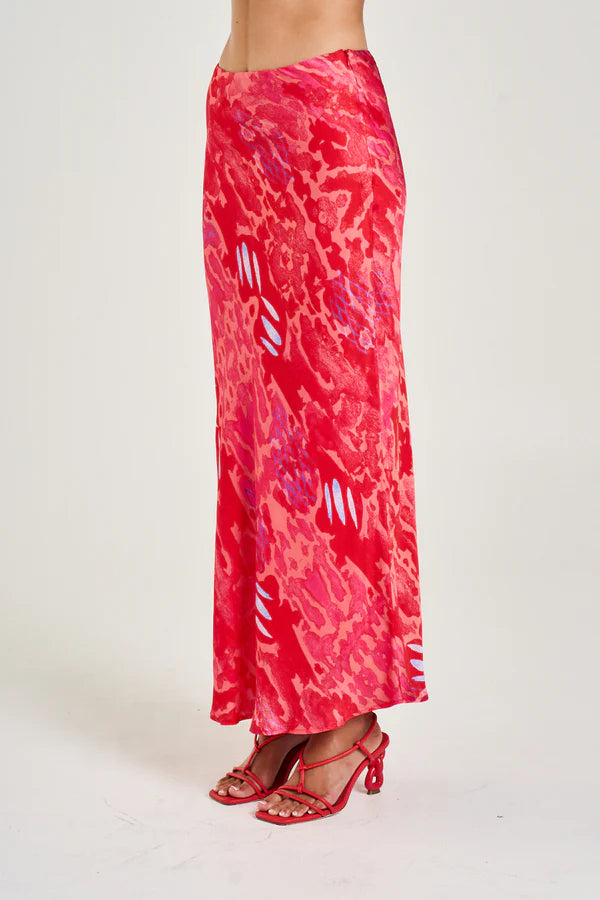 Slip Skirt - Cycloid Print