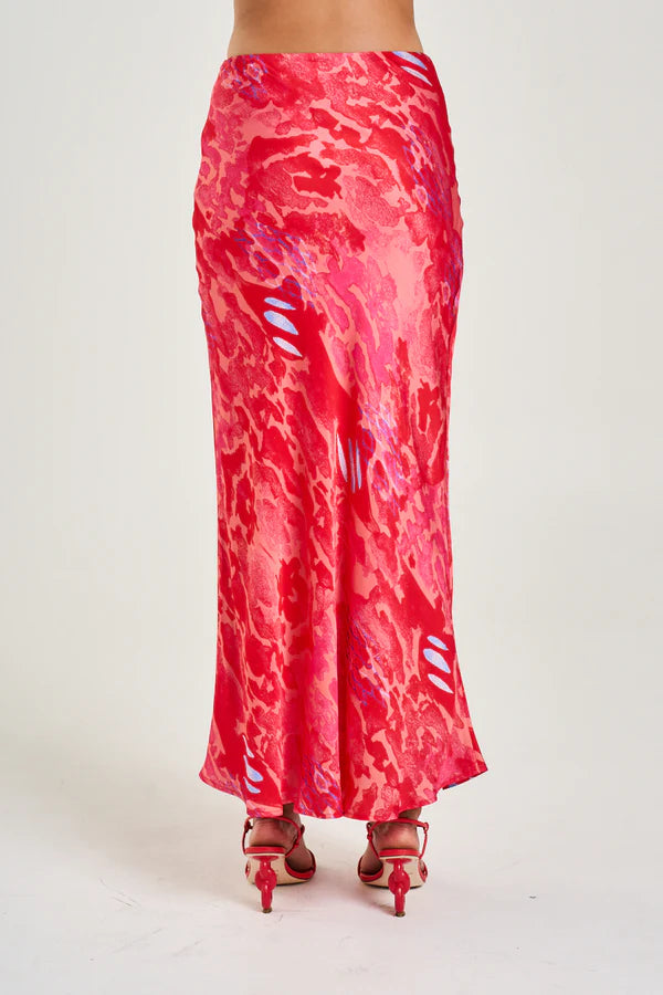 Slip Skirt - Cycloid Print