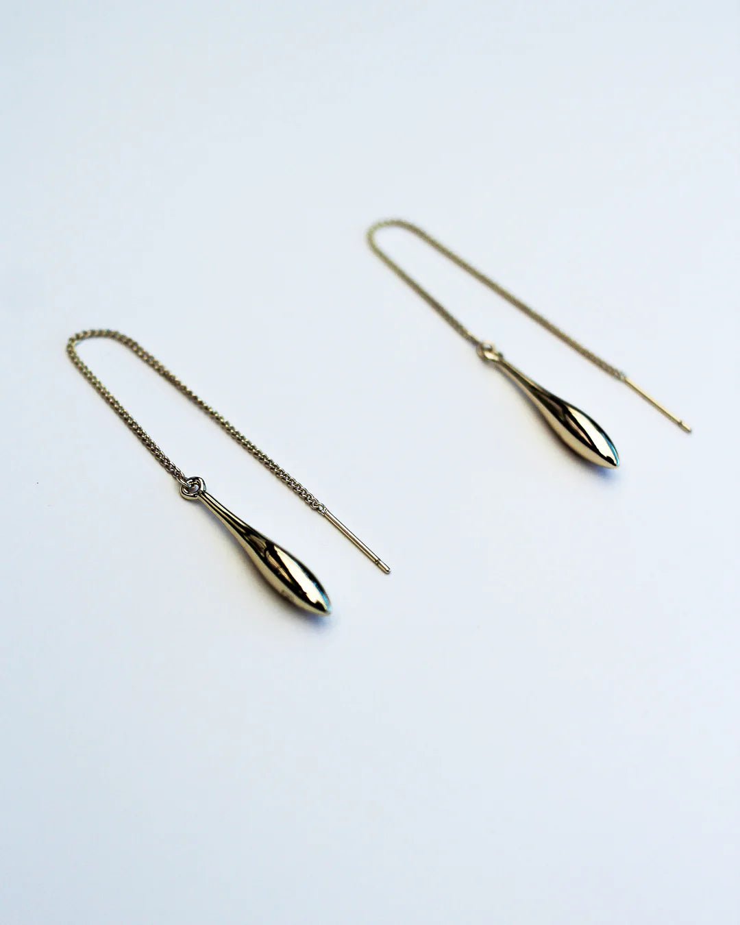 Droplet Threads - Sterling Silver