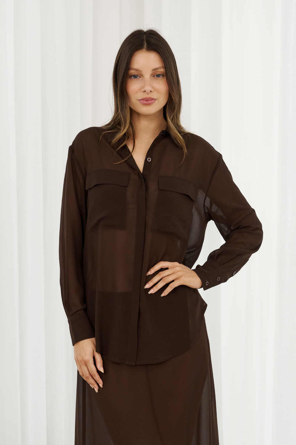 Ivy Shirt - Chocolate