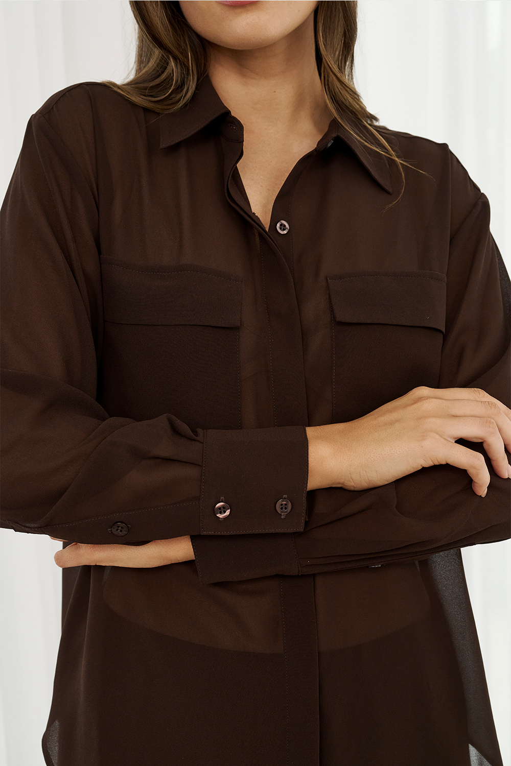 Ivy Shirt - Chocolate