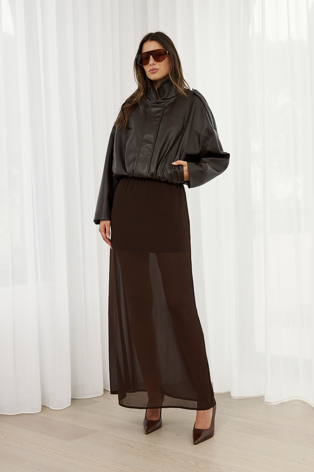 Millie Skirt - Chocolate