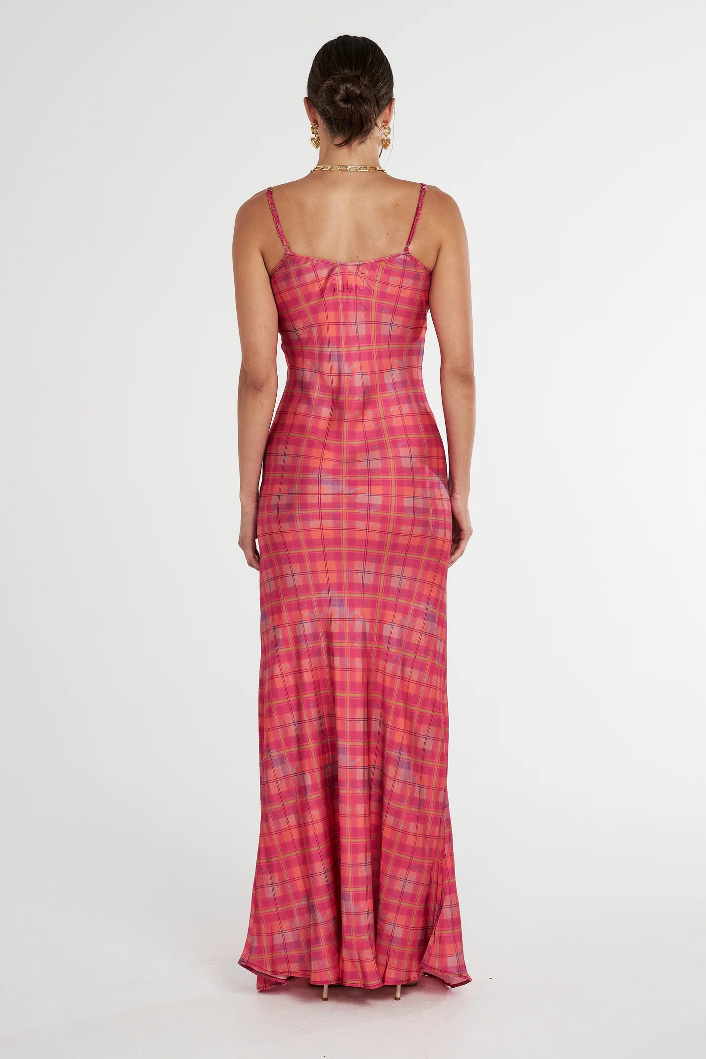 Siren Dress - Neon Plaid