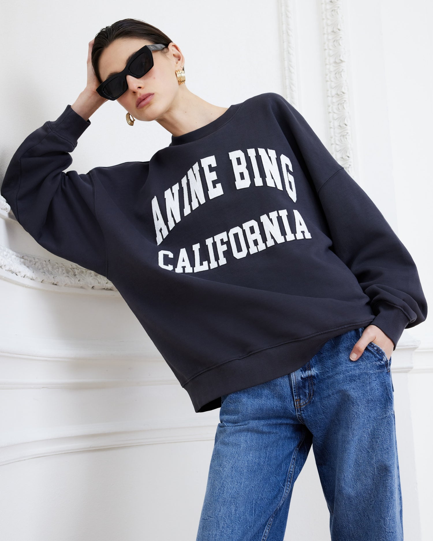 Miles Sweatshirt Anine Bing - Vintage Black