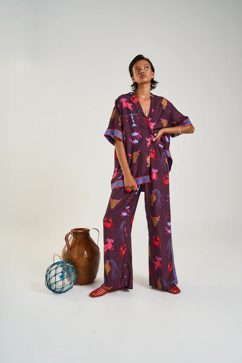 Wide Leg Pant - Zodiac