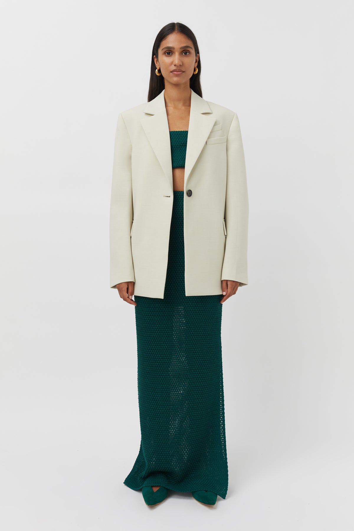 Adrien Bandeau Top - Marble Green