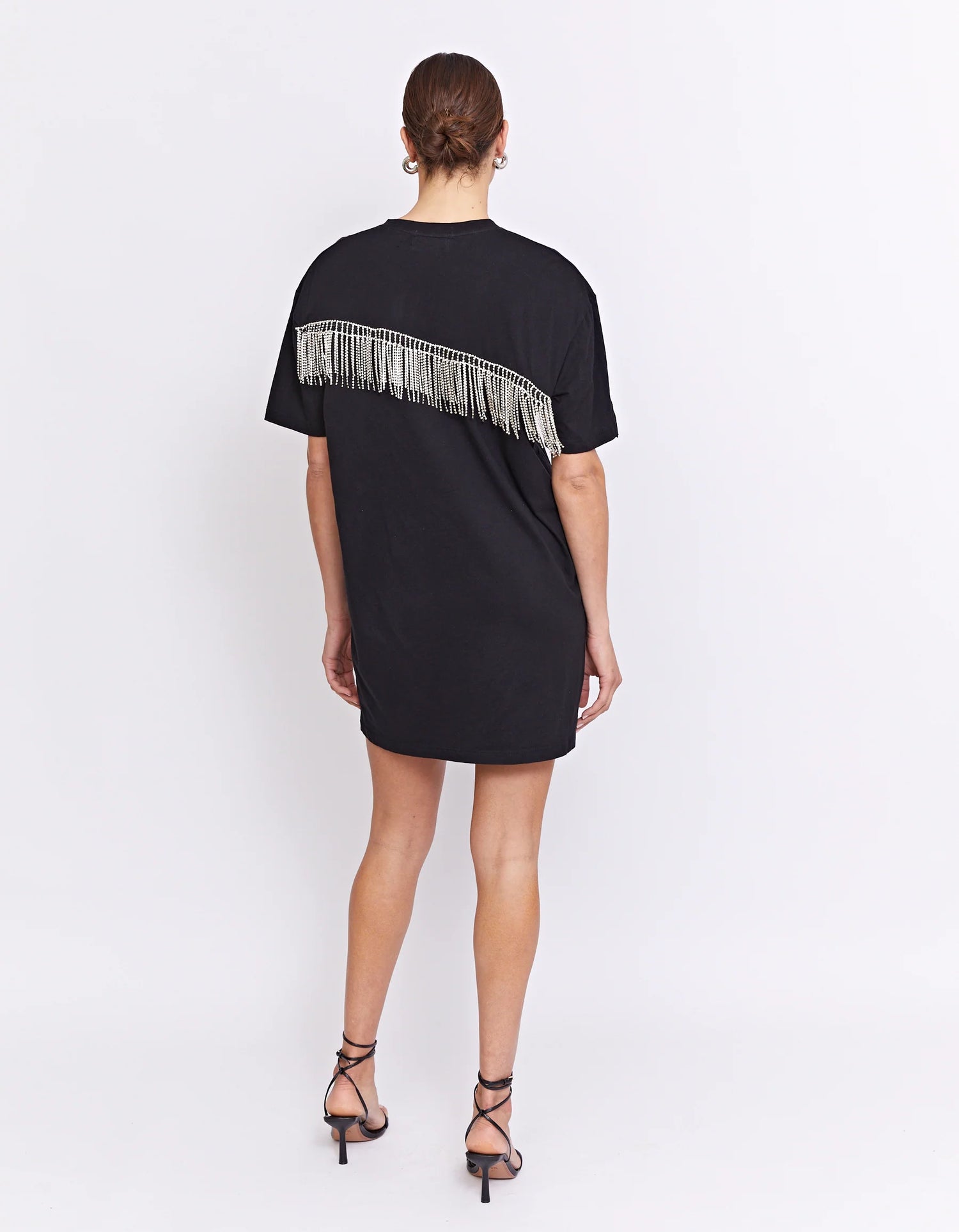 808 Disco Tee Dress - Black