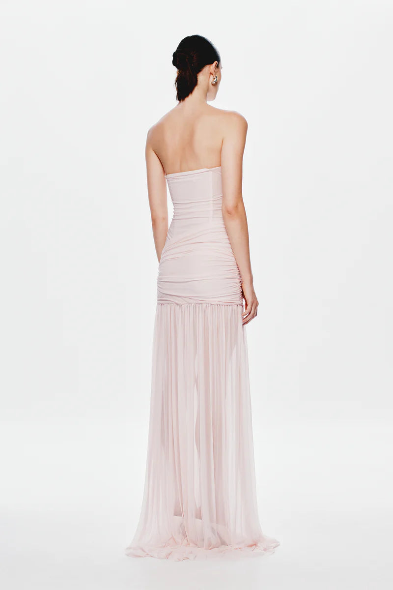 The Ember Wrapped Dress - Dusty Pink