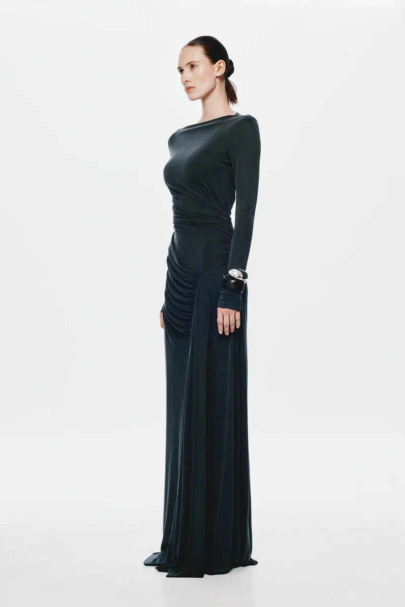 The Glacier LS Dress - Black