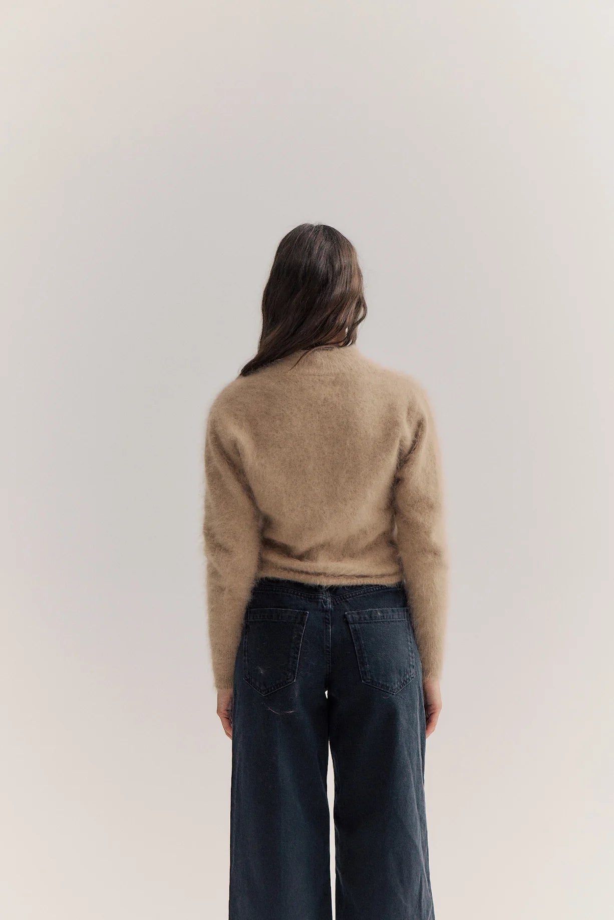 Bella Cashmere Cardigan - Latte