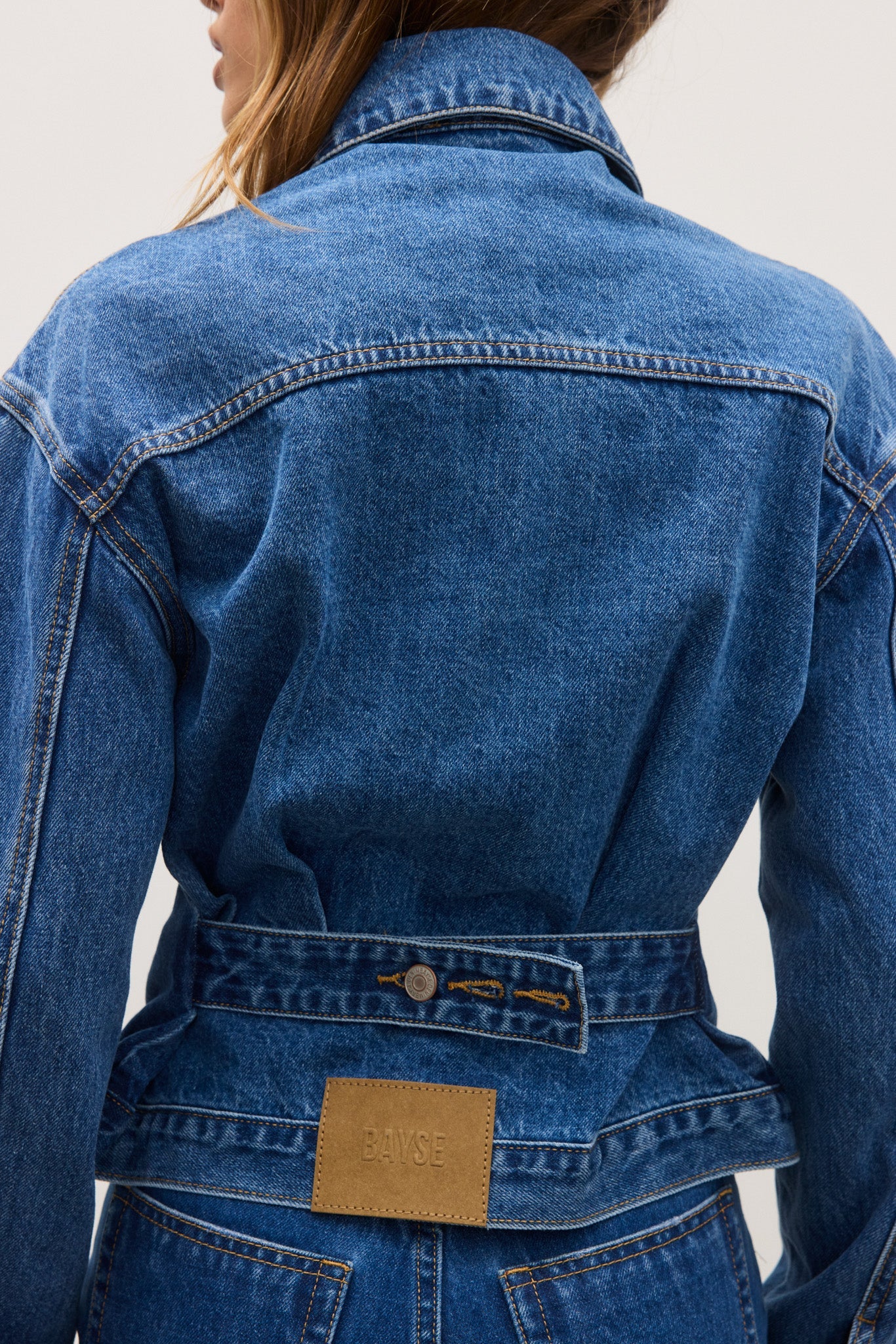 Violet Denim Jacket - Denver Blue