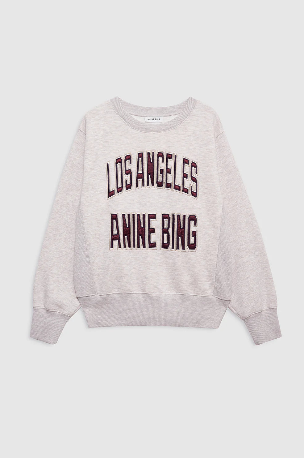 Harry Shrunken Sweatshirt LA - Oat Melange
