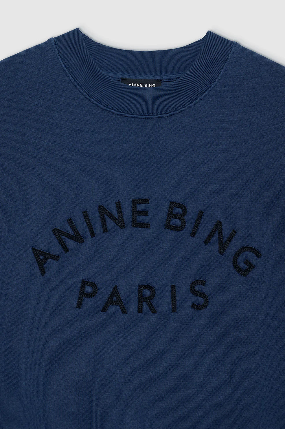Jaci Sweatshirt Paris - Washed Navy