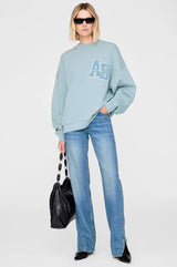 Miles Oversized Sweatshirt - Pastel Blue