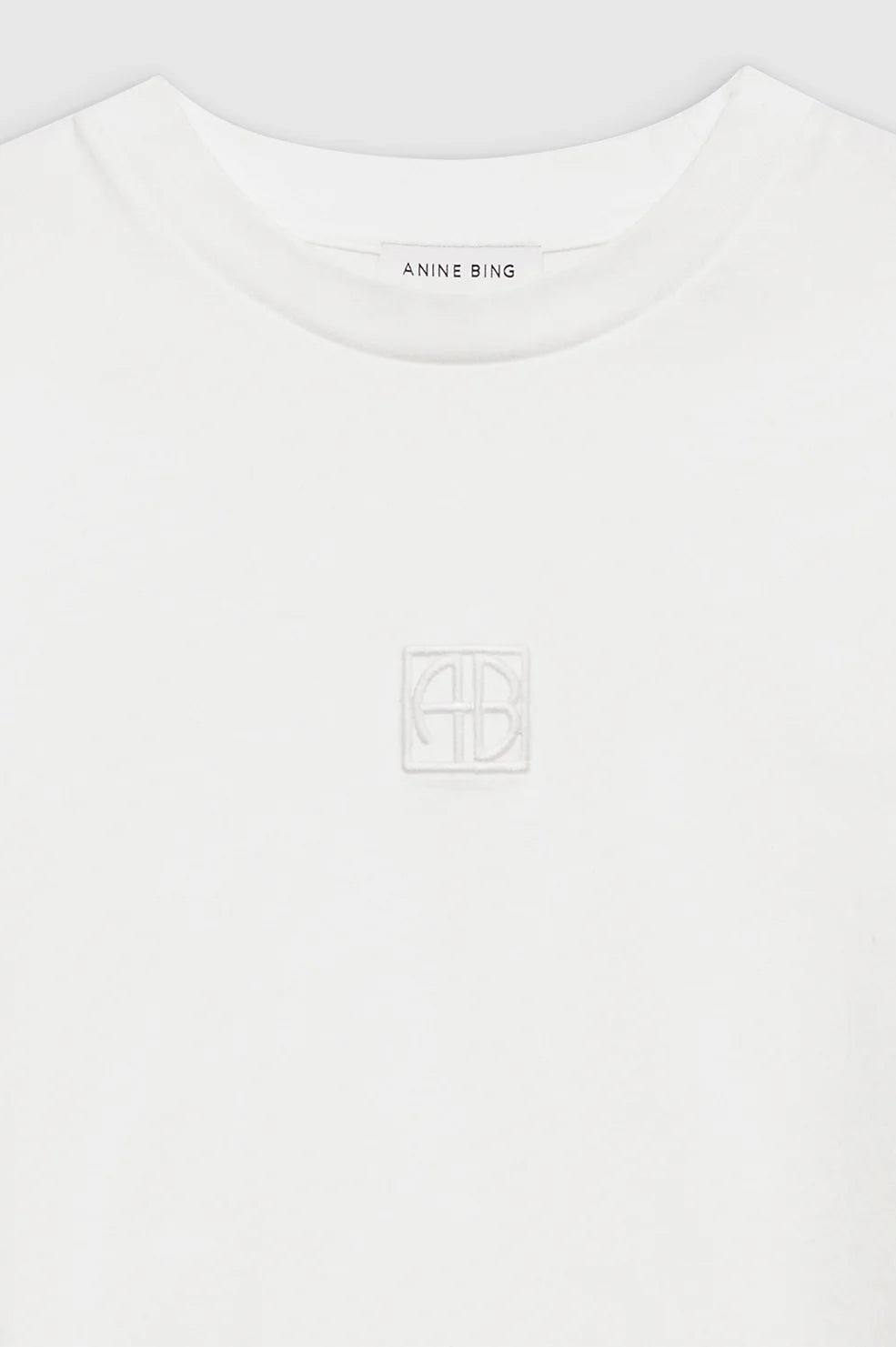 Myers Cropped Tee - Ivory