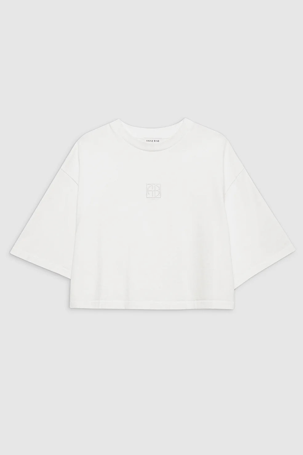 Myers Cropped Tee - Ivory